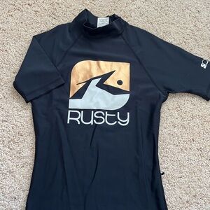 Rash guard for woman Rusty